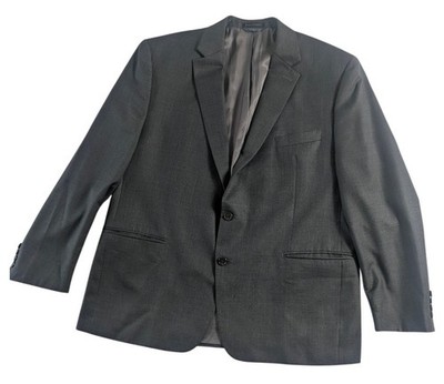 Ralph Lauren Men's Suit Separate 46R Charcoal Wool Blend Blazer Sport Coatt