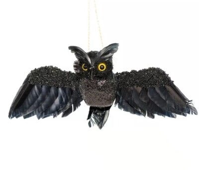 Katherine's Collection Set Of 2 Brunhilda s Owl Ornament NEW 27-927158