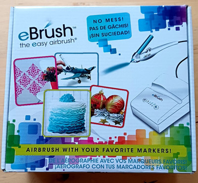 Craft Electric Airbrush Kit for marker pens, EBrush by Craftwell USA, NEW