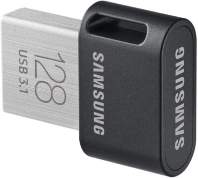 SAMSUNG FIT Plus 3.1 USB Flash Drive, 128GB, 400MB/s MUF-128AB/AM~Brand New!