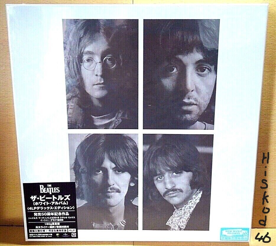 Beatles White Album (RARE!!30/50周年記念盤!!) The Beatles White Album 50th Anniversary Analog Vinyl Deluxe