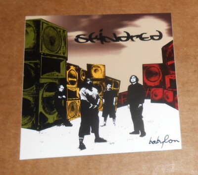 Skindred Babylon Sticker Original Promo 4x4