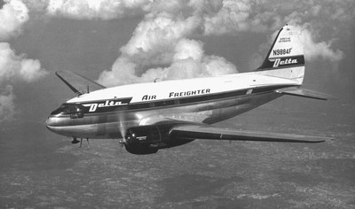Delta Air Lines Curtiss C-46 Commando ((8.5''x11'')) Print
