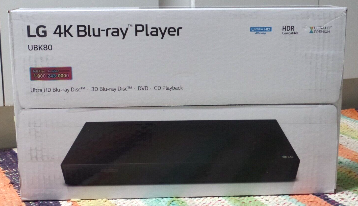 Amazon.com: LG UBK80 4K Ultra-HD Blu-ray Player with HDR