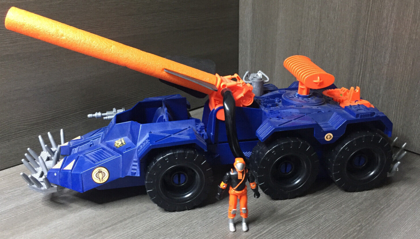 1993 GI JOE Cobra DETONATOR w/ NITRO VIPER v1 Hasbro ARAH