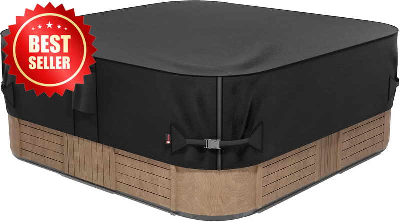 Waterproof Weatherproof Hot Tub Cover 90x90 Inch Fit 89x89 88x88 600D US