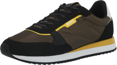 BOSS Men'S Kai Retro Style Low Profile Sneaker