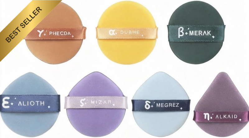 7-Piece Makeup Sponge Set, Wet and Dry Air Cushion Powder Puffs