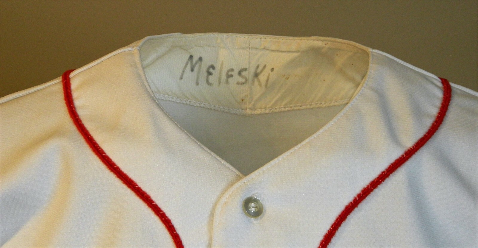 1984 Mike Easler Game Worn Boston Red Sox Home Jersey #7 - Wilson Size 42