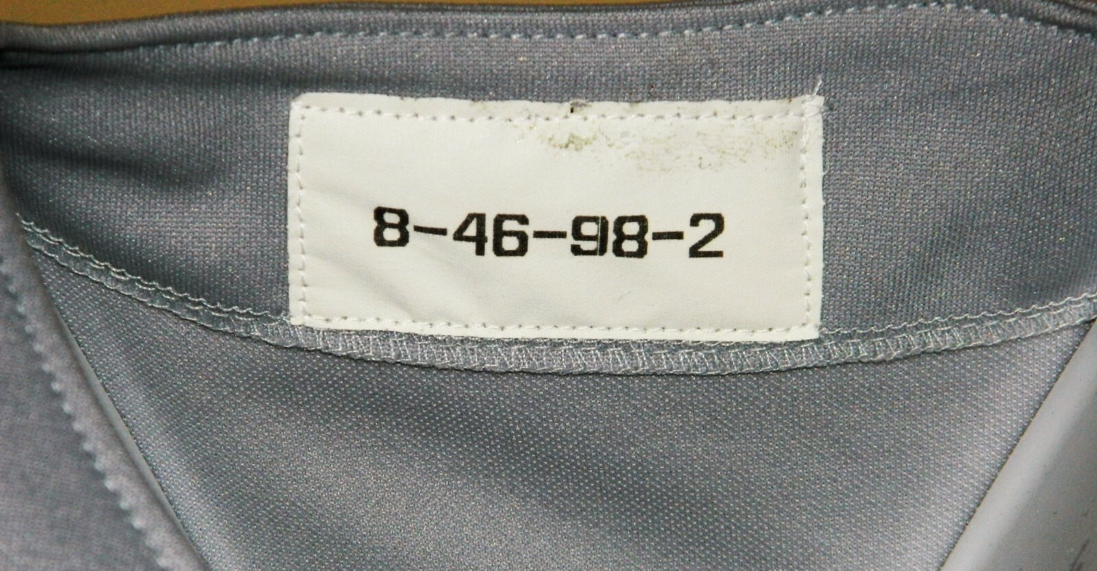 1998 Sandy Martinez (Set 2) Game Worn Chicago Cubs Road Jersey #8 - Russell