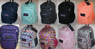 JANSPORT BIG STUDENT BOOK BAG BACKPACK 100% AUTHENTIC MUTLI SHIP DISCOUNT NWT