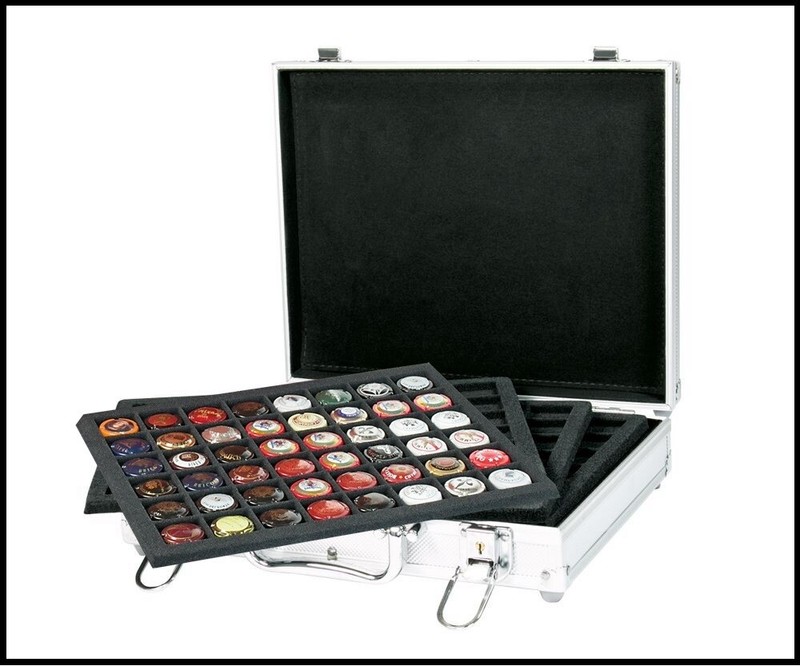 Lindner S2307-S2148ce Alu Coffret Collector 6x S2148ce De 288 Capsules Champagne