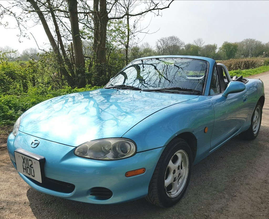 Mazda MX5 1600cc Eunos Roadster may swap motorcycle BMW R1150RT XS1100 Triumph Trident ZZR CBR ...