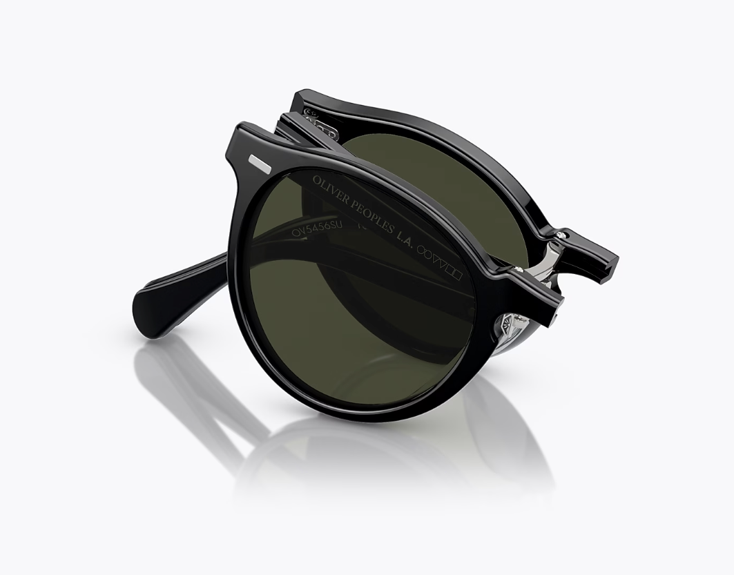 Pre-owned Oliver Peoples Gregory Peck 1962 Folding Polarized G-15 Sun Ov5456su Msrp$684 In G-15 Polar