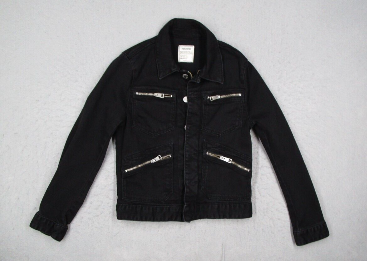 Zadig Voltaire Jacket Women Extra Small Black Kioko Cat Full