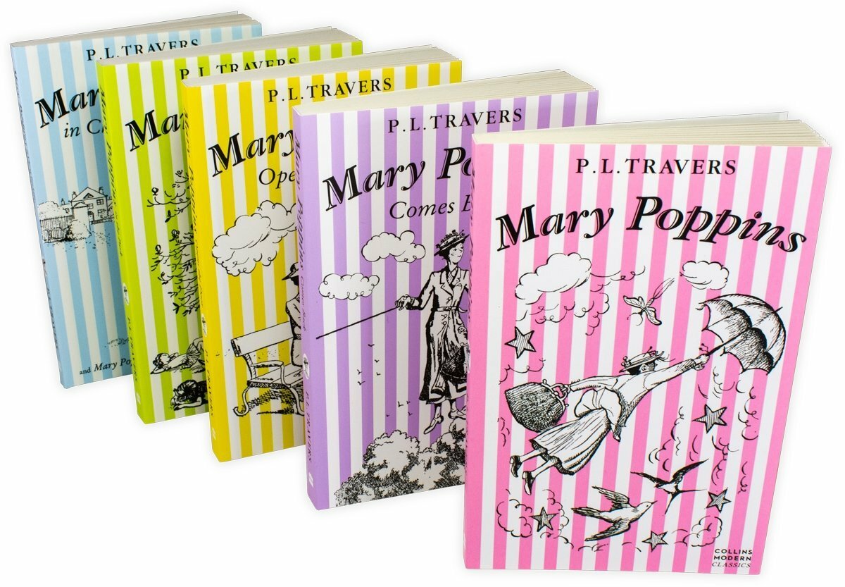 P L Travers Mary Poppins 5 Coleccion De Libros En El Parque En