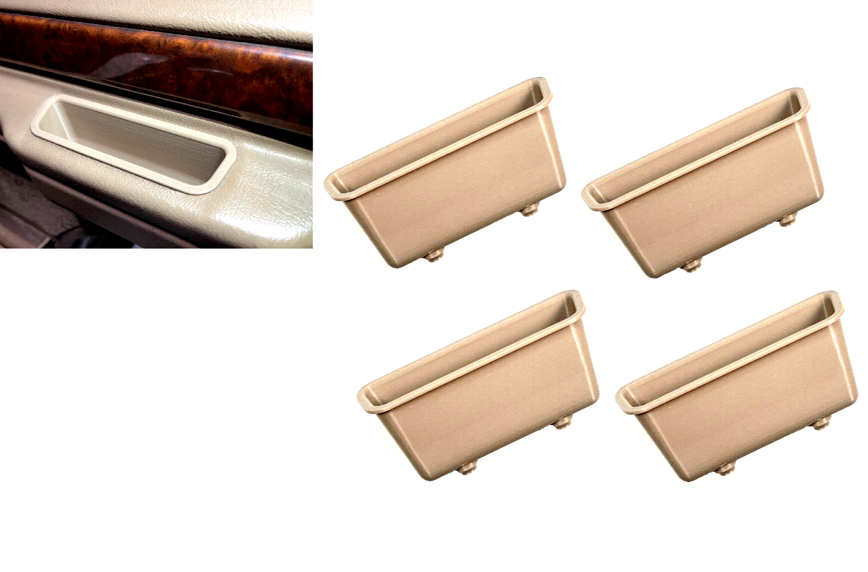LAND ROVER RANGE ROVER CLASSIC 1987-1995 INTERIOR DOOR PULL HANDLES SET 4 BEIGE