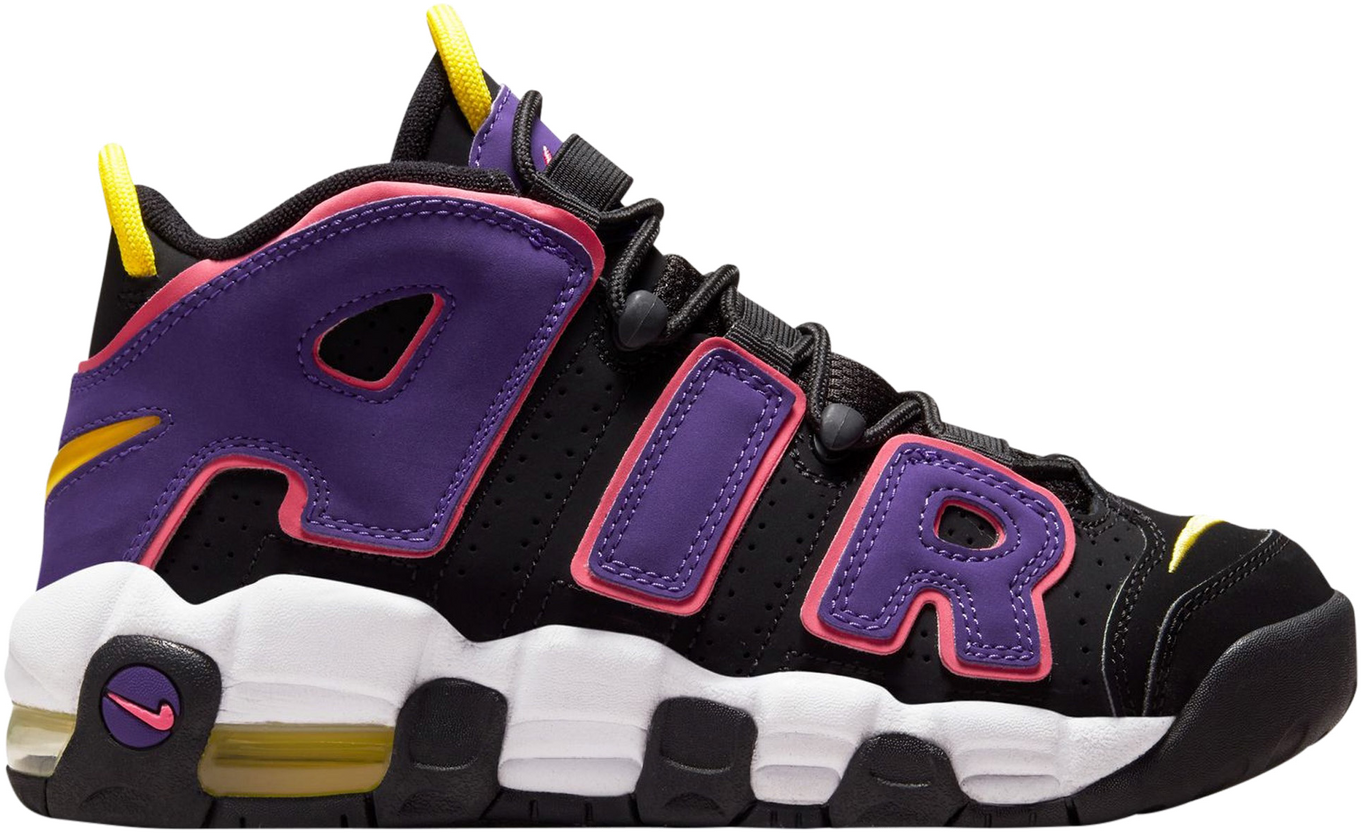 Женские кроссовки Nike Air More Uptempo 96 GS Black Court Purple Multi DZ5278-001 6 лет = 7,5