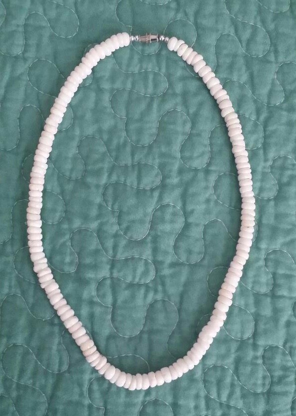 Fine Puka Shell necklace 16 inches