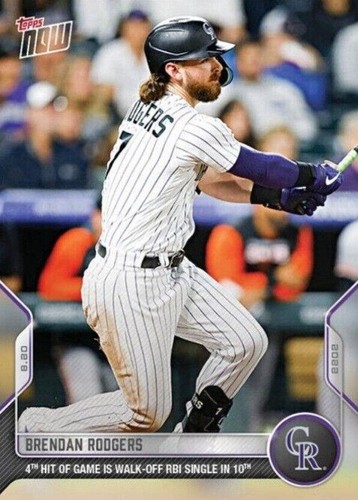 2022 Topps Now - Brendan Rodgers #749