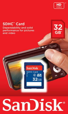 SanDisk 8GB 16GB 32GB SD SDHC Class 4 C4 Flash Memory Card SDSDB Retail
