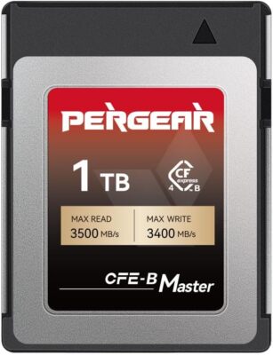 Pergear 1TB CFexpress 4.0 Typ B-Speicherkarten Master Series für D850/Z8/Z9/Z7II