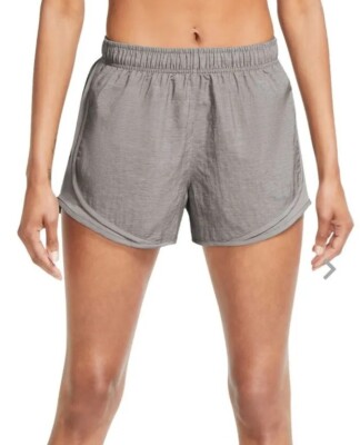*Nike Women's Large Gray Tempo Dry Running Shorts 30'' Waist New with Tags 