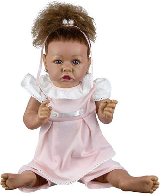 HOOMAI Lifelike Reborn Baby Dolls with Soft Body African American Realistic Girl