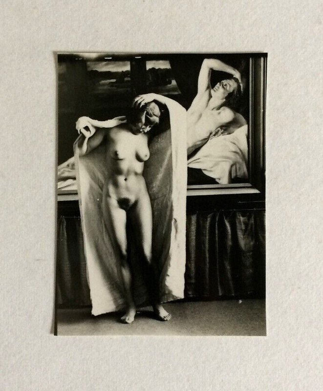 Aktfoto  Kontaktabzug  Ludwig Geier Vintage 40/50er Jahre