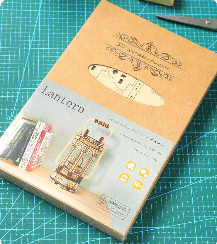 3D Wooden Puzzle for Adults to Build Craft Model Kits for Couple Home Decoration