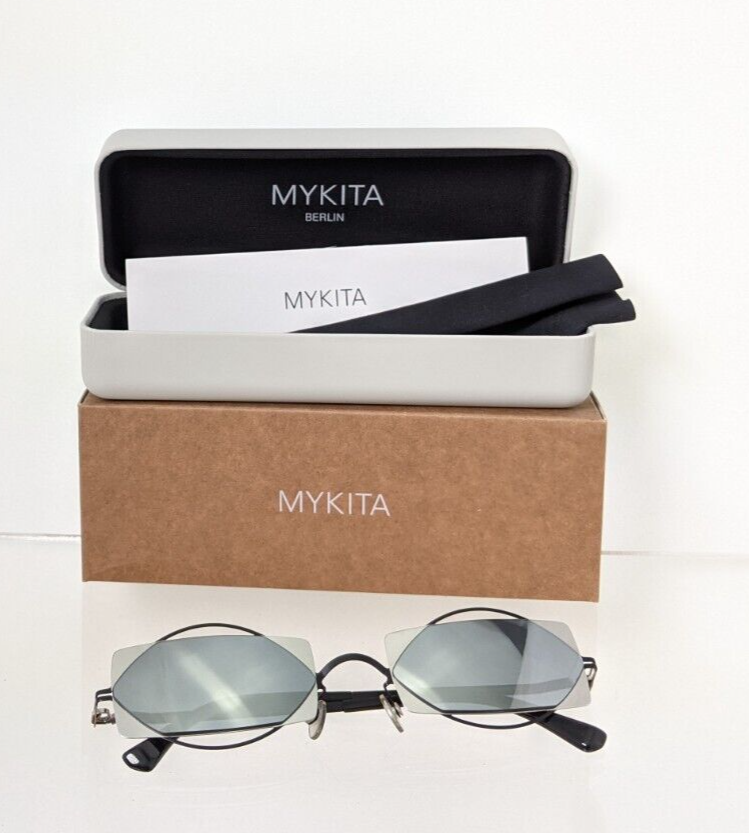 Pre-owned Mykita Brand Authentic  Sunglasses Charlotte Col 484 54mm Frame In Grey & Silver Flash