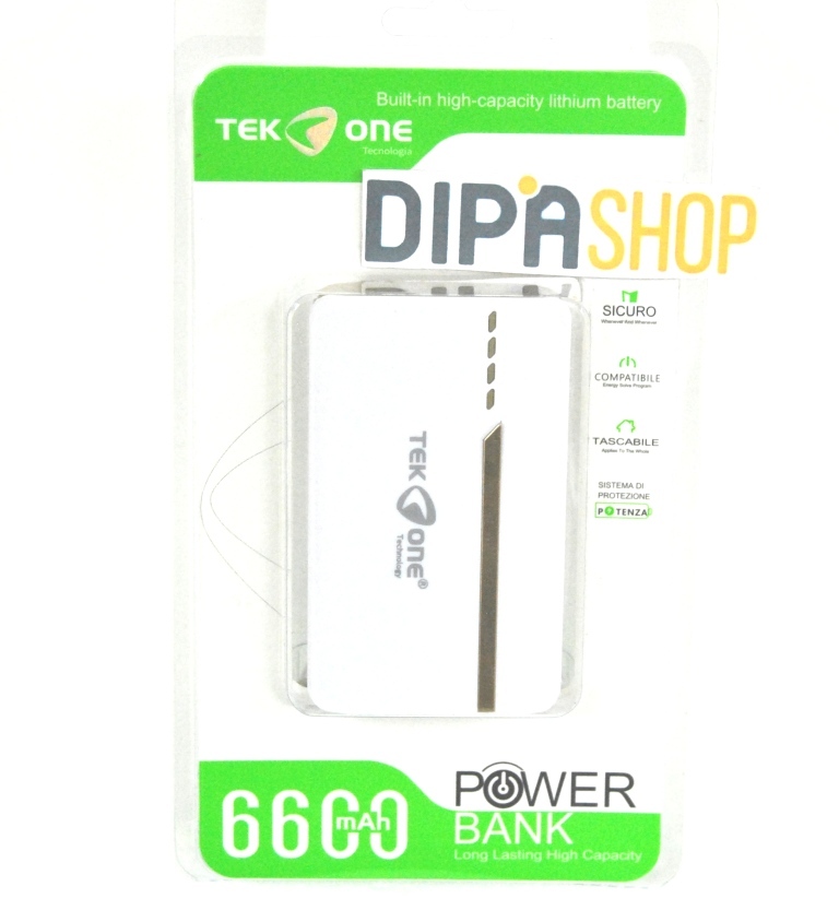 Batteria Esterna Power Bank Portatile TeKone 6600mah Smartphone Tablet Oro hsb