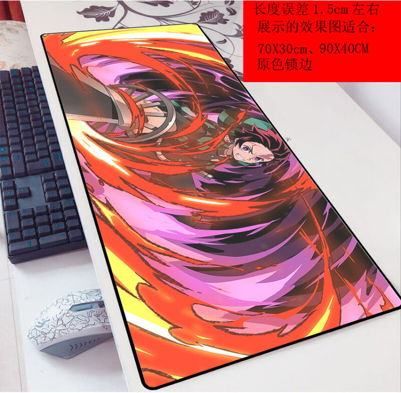 Anime Mouse Mat Demon Slayer Student Play Mat Cosplay Oversize Mouse Pad #26