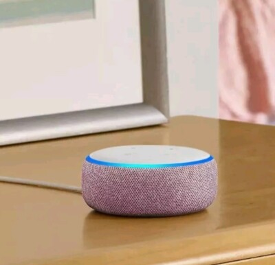 Amazon Echo Dot 3rd Generation Smart Speaker with Alexa Voice Control Plum/Fig