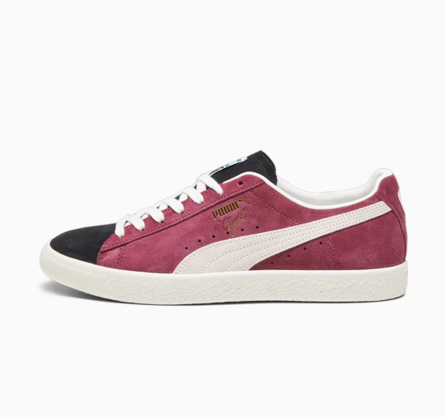 スニーカー ^PUMA^ Puma LMC Clyde Brown Ivory 396956-02 PUMA X LMC Clyde Lost Management Cities Chestnut Brown men's