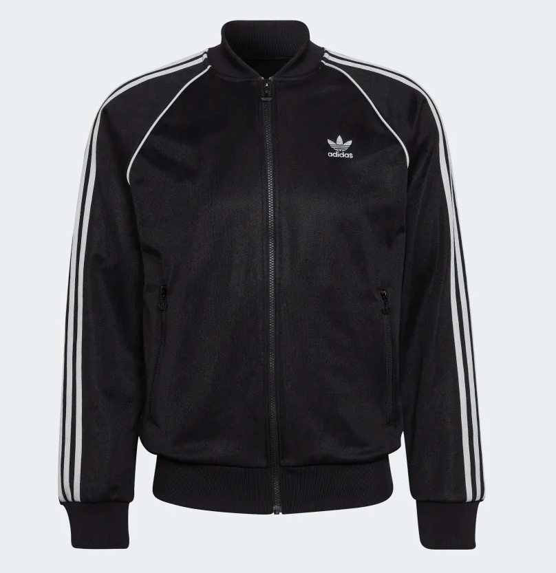 Adidas Originals Men's Black High Shine Superstar Track