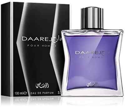 Daarej Pour Homme by Rasasi 3.38 oz EDP Cologne for Men New in Box