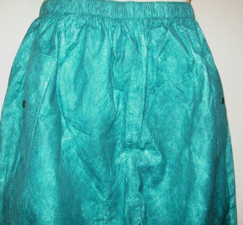 Frogg Toggs Polypropylene Teal Green Blue Rain Pants size Large Unisex