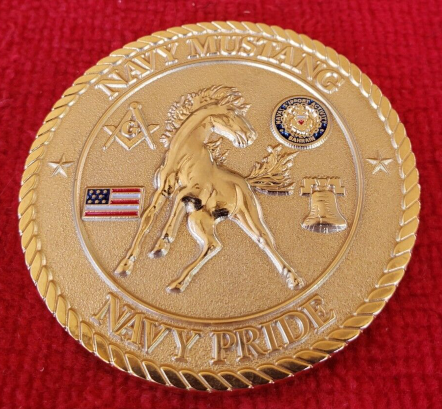 US NAVY MUSTANG NAVY PRIDE COIN (USMC ARMY AIR FORCE NAVY | eBay