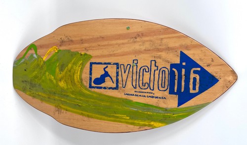 VINTAGE VICTORIA SKIMBOARD LAGUNA BEACH CA 39