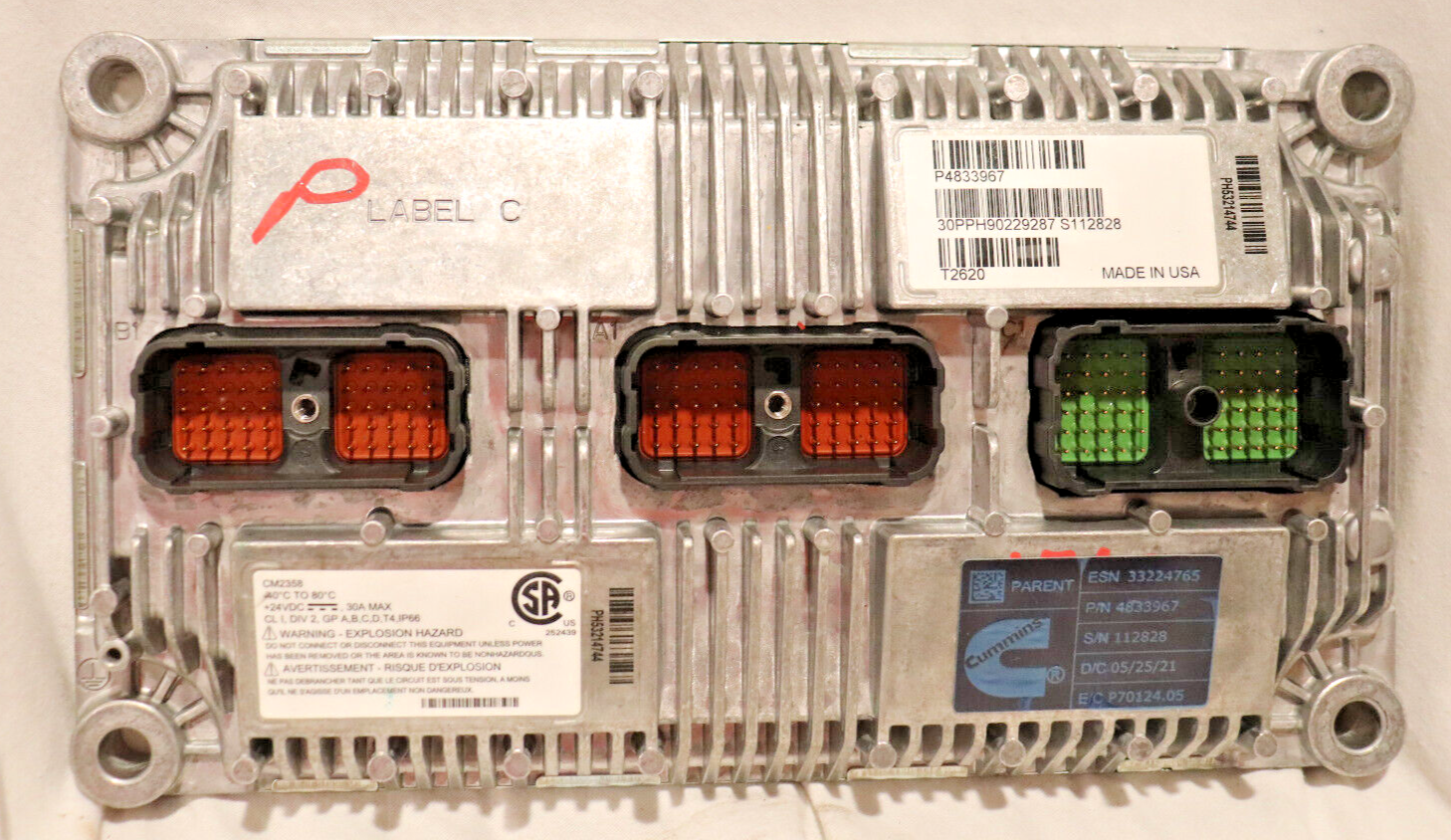 4833967 Cummins CM2358 ECM Electronic Control Module Engine