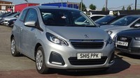 PEUGEOT 108 1.0 VTi Active Silver Manual Petrol 2015