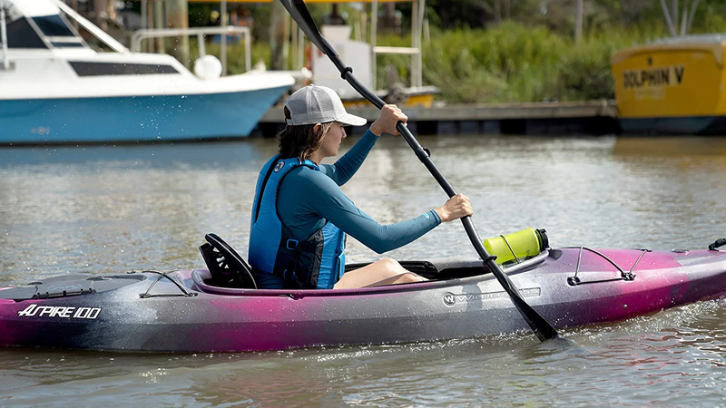 Wilderness Systems Aspire 105 | Sit inside Recreational Kayak | Adjustable Skeg