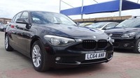 BMW 1 SERIES 1.6 116d EfficientDynamics Business 5 door Black Manual Diesel 2015