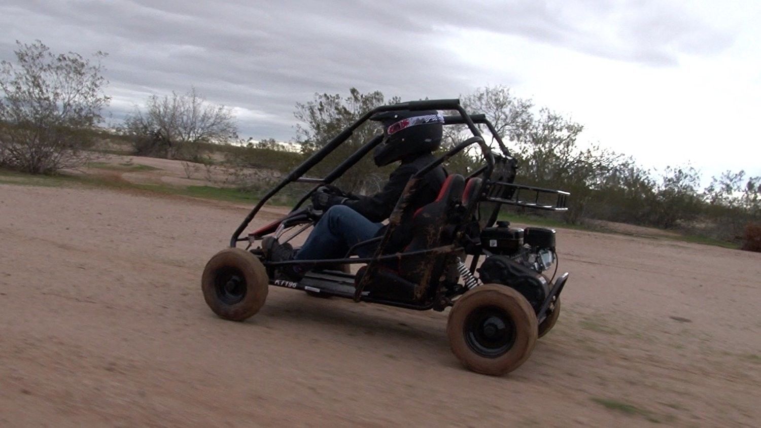 Coleman Powersports KT196 196cc Gas Powered Go-Kart Black and Red 2 Seater