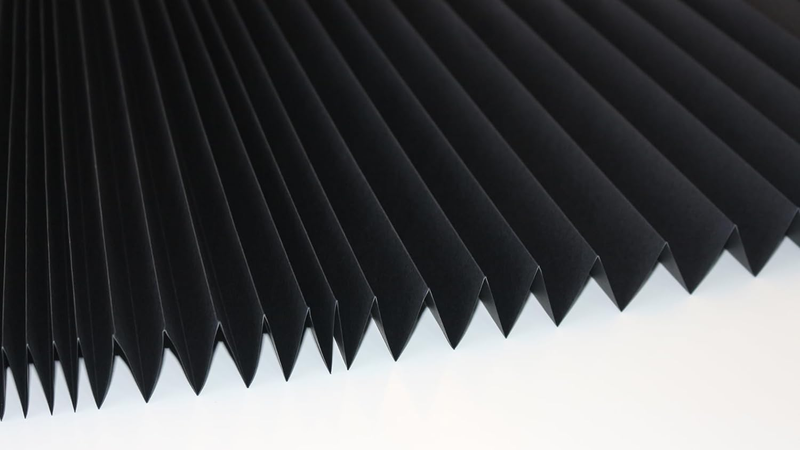 6-Pack Blackout Pleated Paper Shades for Windows, Temporary and Portable Room Da