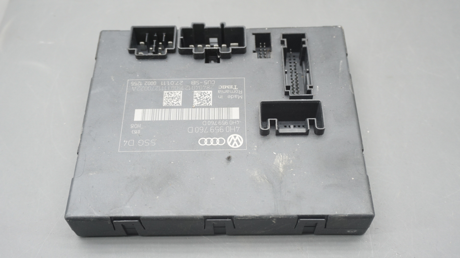 2011-17 Volkswagen Touareg Front Left Driver Seat Control Module 4H0959760D OEM