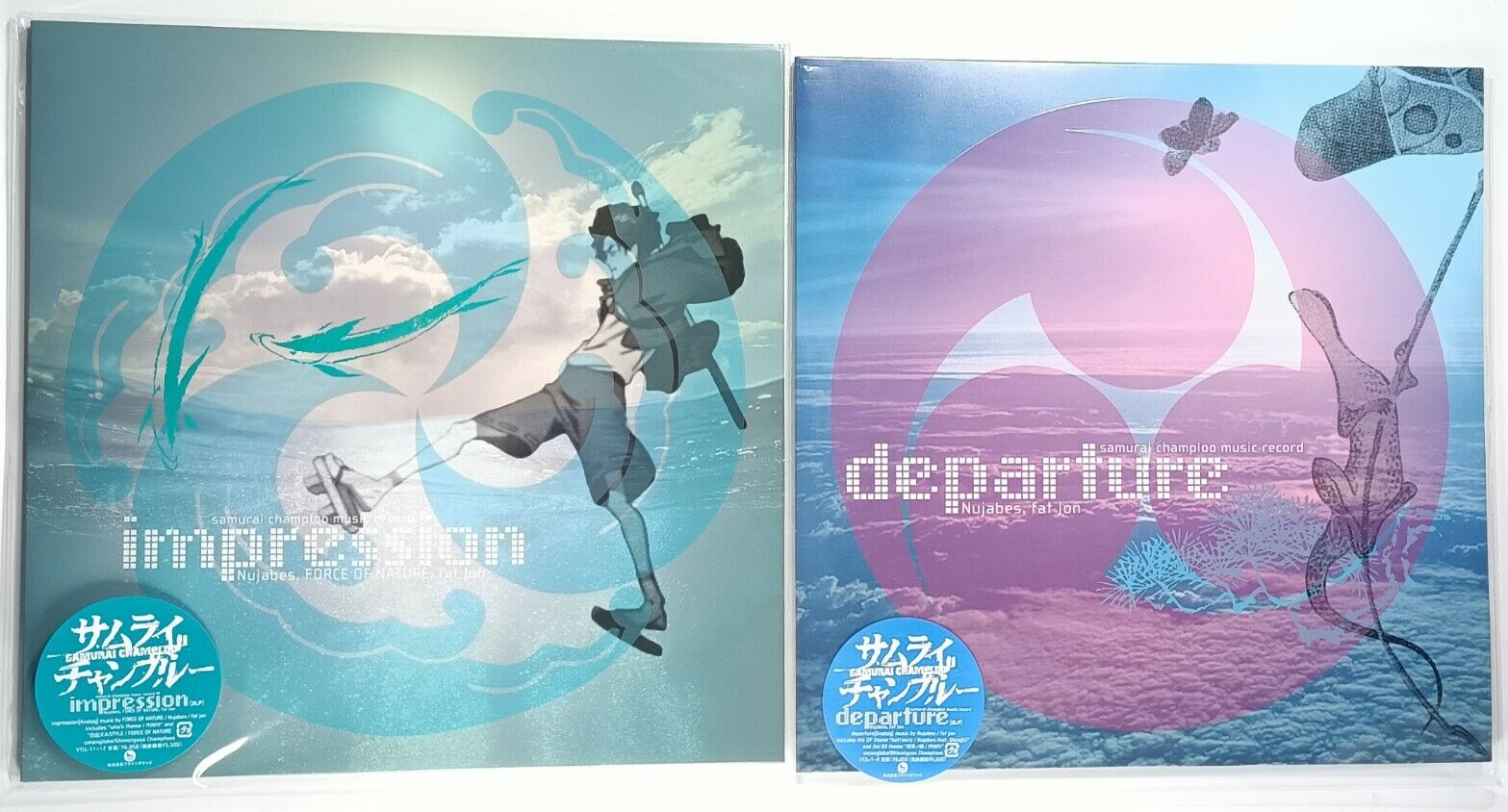 Samurai Champloo Music Record 2LP Set Nujabes Departure