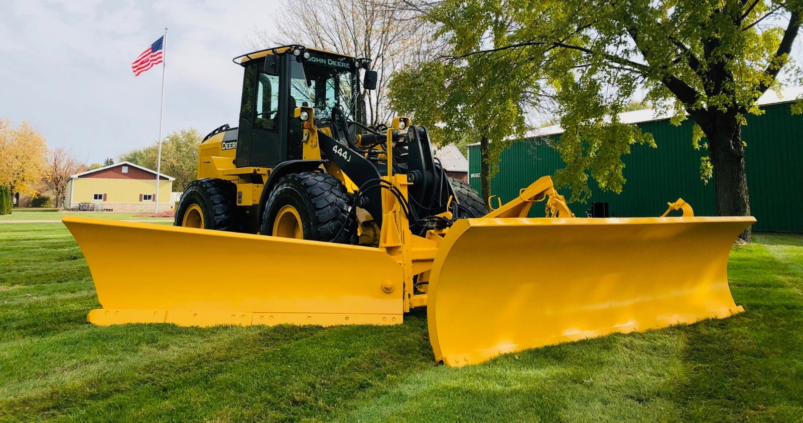 **Price Reduced** John Deere 444J Wheel Loader w/ Plow, Wing and Bucket