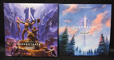 Elex II Video Game Soundtrack CD Lot - Game Score & Cassandra Radio Orbit Songs